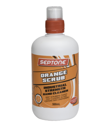 Liquid Industrial Hand Cleaner - Orange Scrub - Septone, 24 Pieces Of 10g  Satches, Size: 24 X 10g Satches at Rs 3000/piece in Ahmedabad